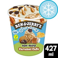 Ben & Jerry's Sundae Coffee Caramel Non Dairy Ice Cream Tub 427ml