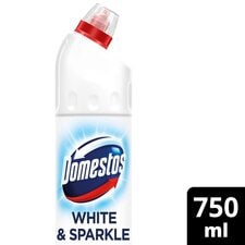 Domestos Bleach White & Sparkle Toilet Cleaner 750ml