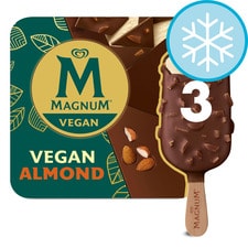 Magnum Vegan Non Dairy Almond Ice Cream Sticks 3x90ml