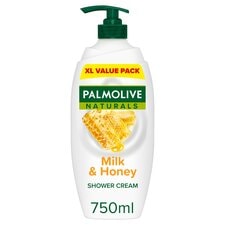 Palmolive Naturals Milk & Honey Shower Gel Body Wash 750Ml