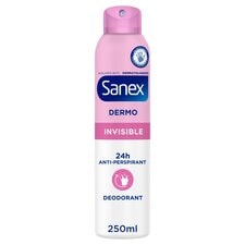 Sanex Dermo Invisible Antiperspirant Deodorant Deodorant 250Ml