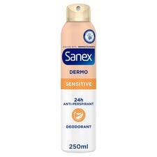 Sanex Dermo Sensitive Antiperspirant Deodorant 250Ml