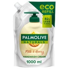 Palmolive Natural Milk & Honey Handwash Soap Refill 1L