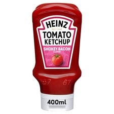 Heinz Tomato Ketchup Smokey Bacon Flavour 460g