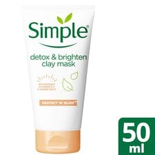 Simple Face Mask Detox & Brightening Clay Mask 50Ml