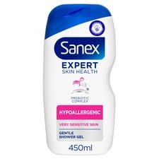 Sanex Expert Skin Health Hypoallergenic Shower Gel Body Wash 450ml