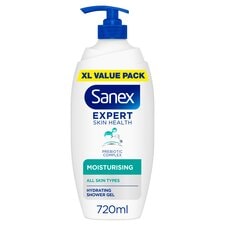 Sanex Expert Skin Health Moisturising Shower Gel Body Wash 720Ml