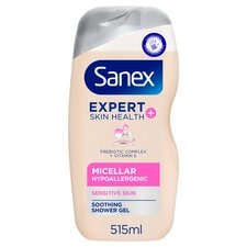 Sanex Expert Skin Health+ Hypoallergenic Shower Gel 515Ml