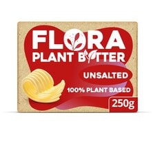 Flora Plant Butter Unsalted 250G