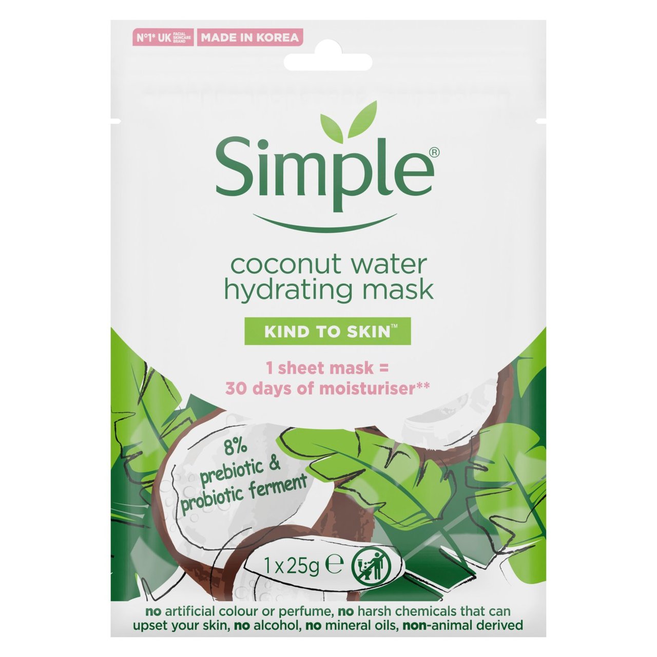 Simple Kind to Skin Coconut Water Hydrating Mask