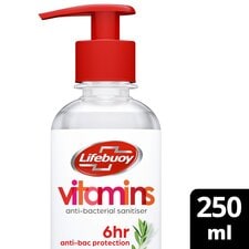 Lifebuoy 6h Protection Antibacterial Hand Sanitiser Gel 250ml