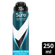 Sure Men 72h Invisible Ice Fresh Antiperspirant Deodorant 250ml