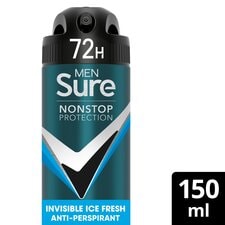 Sure Men 72h Invisible Ice Fresh Antiperspirant Deodorant 150ml