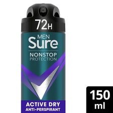 Sure Men 72h Active Dry Antiperspirant Deodorant 150ml