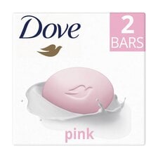 Dove Pink 3-in-1 Beauty Bar Hand Soap 2x90g