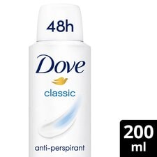 Dove Classic 48h Antiperspirant Deodorant 200ml