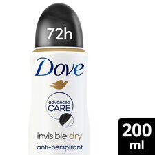 Dove Advanced Care Invisible Dry 72h Antiperspirant Deodorant 200ml