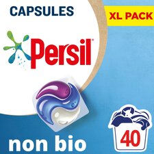 Persil Non Bio 3 in 1 Sensitive Washing Capsules Laundry Detergent 40 Washes 844g