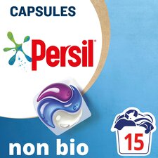 Persil Non Bio 3 in 1 Sensitive Laundry Detergent Washing Capsules 405g 15 Washes