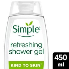 Simple Refreshing Kind To Skin Shower Gel 450ml