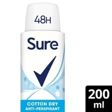 Sure 48h Cotton Dry Antiperspirant Deodorant 200ml