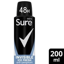 Sure Men 48h Invisible Ice Fresh Antiperspirant Deodorant 200ml