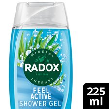 Radox Sea Salt & Lemongrass Feel Active Shower Gel 225ml