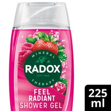 Radox Strawberry Feel Radiant Shower Gel 225ml