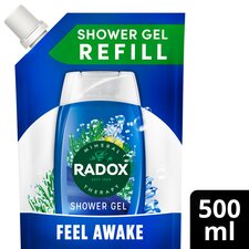 Radox Sea Minerals & Fennel Feel Awake 2-in-1 Shower Gel & Shampoo Refill 500ml