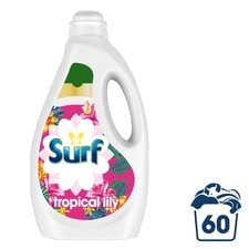 Surf Tropical Lily Liquid Laundry Detergent 60 Washes 1.62L