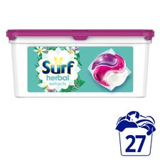 Surf 3 In1 Herbal Washing Capsules 27 Washes 467.1g