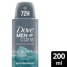 Dove Men+Care 72h Eucalyptus & Mint Antiperspirant Deodorant 200ml