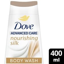 Dove Nourishing Silk 24hr Moisturisation Advanced Care Body Wash Shower Gel 400ml