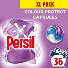 Persil Colour Protect 3 in 1 Laundry Washing Detergent Capsules 36 Washes 759.6g