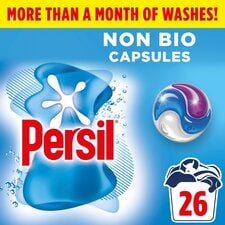 Persil Non Bio 3 in 1 Sensitive Laundry Washing Detergent Capsules 26 washes 548.6g