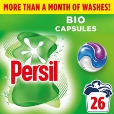 Persil Bio 3 in 1 Laundry Washing Detergent Capsules 26 washes 548.6g