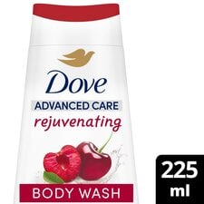 Dove Rejuvenating 24hr Moisturisation Advanced Care Body Wash Shower Gel Cherry & Chia Milk 225ml