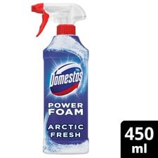 Domestos Power Foam Toilet and Bathroom Cleaner Arctic Fresh 450ml