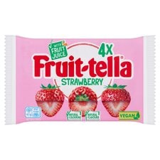 Fruittella Strawberry Vegan 4 x 41g