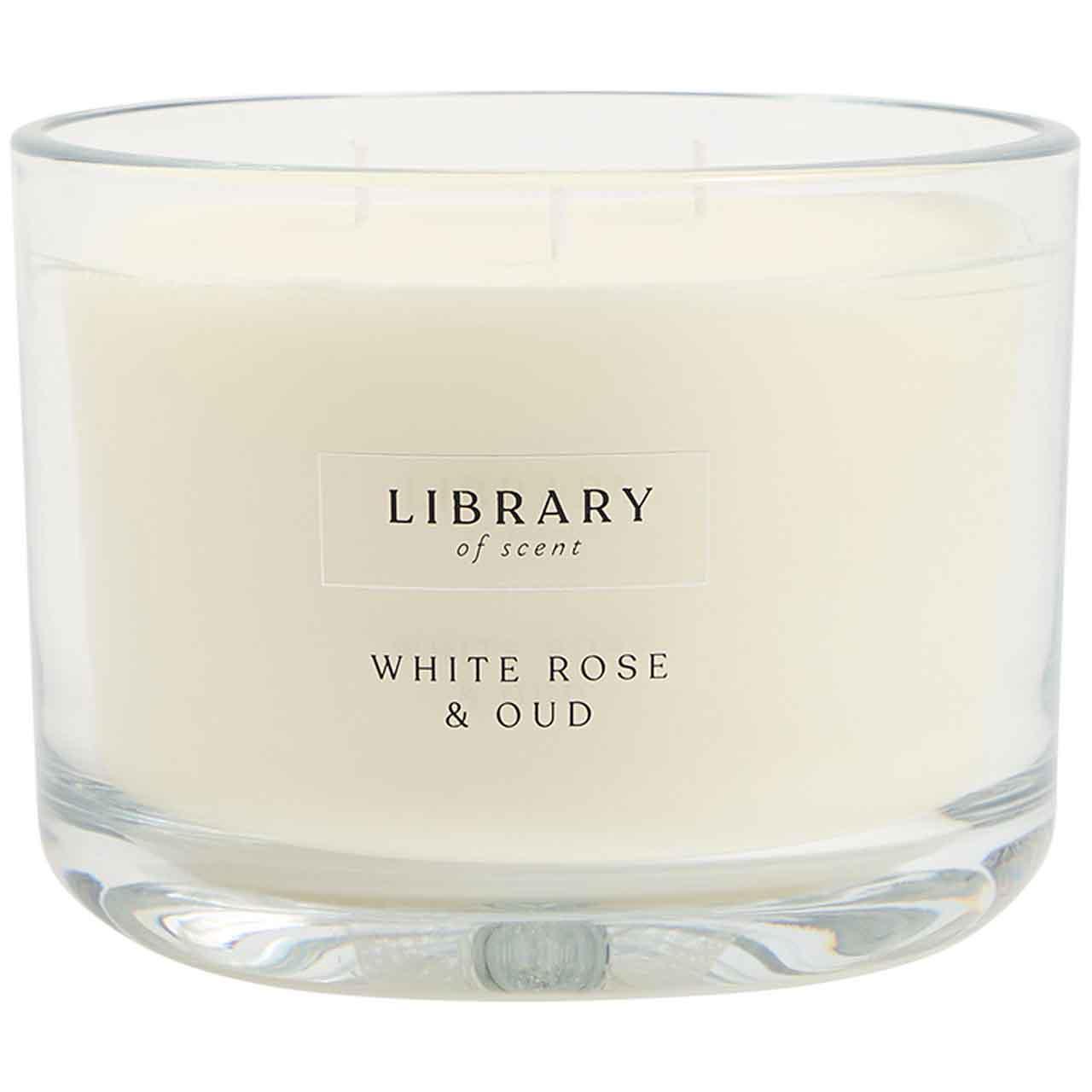 M&S White Rose and Oud 3 Wick Candle