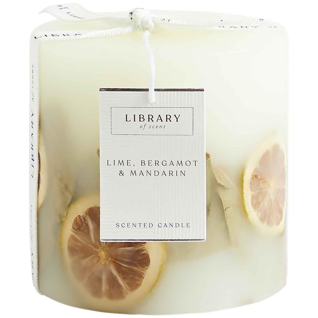 M&S Library of Scent Lime Bergamot & Mandarin Scented Candle