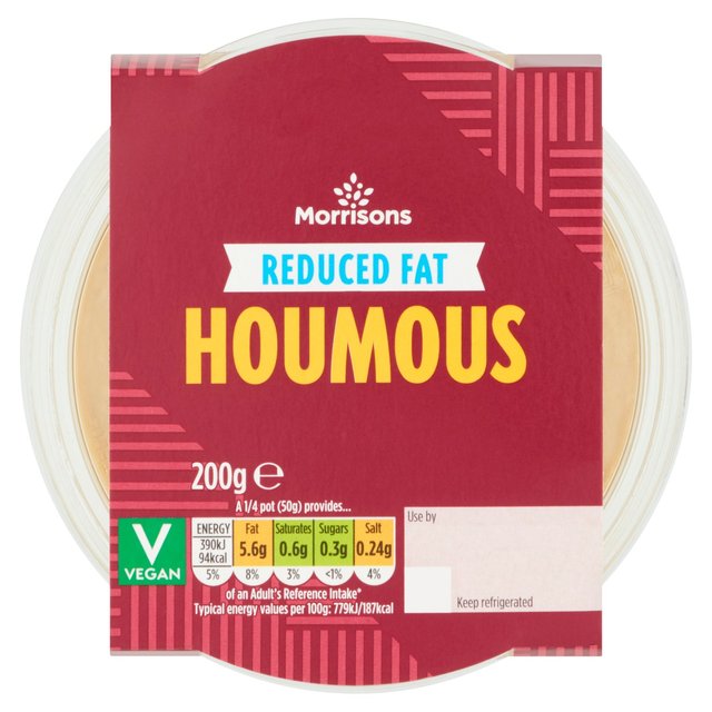 Morrisons 30% Reduced Fat Houmous 200g