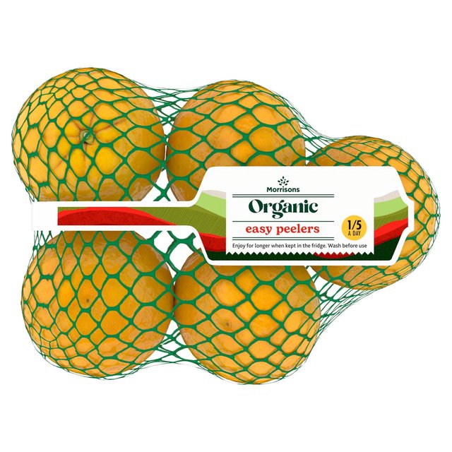 Morrisons Organic Easy Peelers  5 per pack
