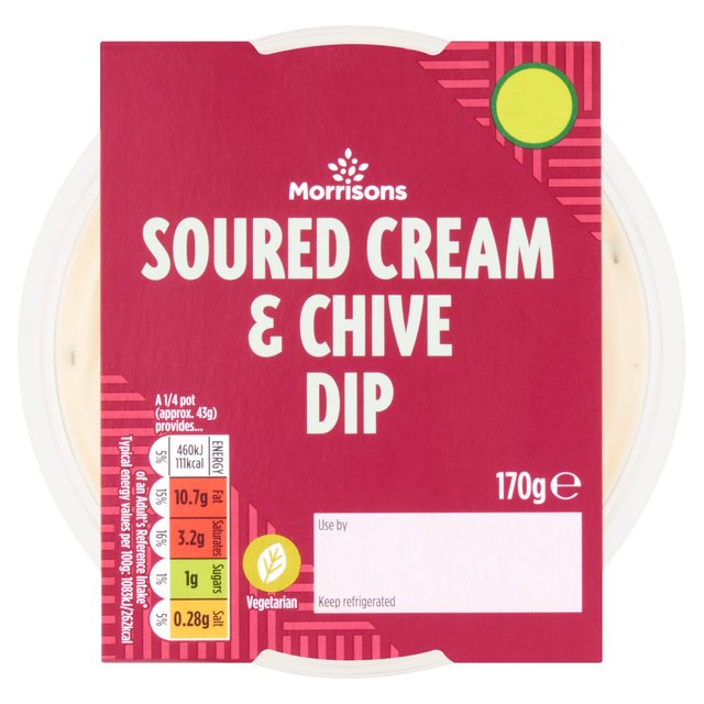 Morrisons Soured Cream & Chive Dip 170g