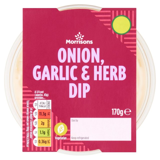 Morrisons Onion Garlic & Herb Dip 170g