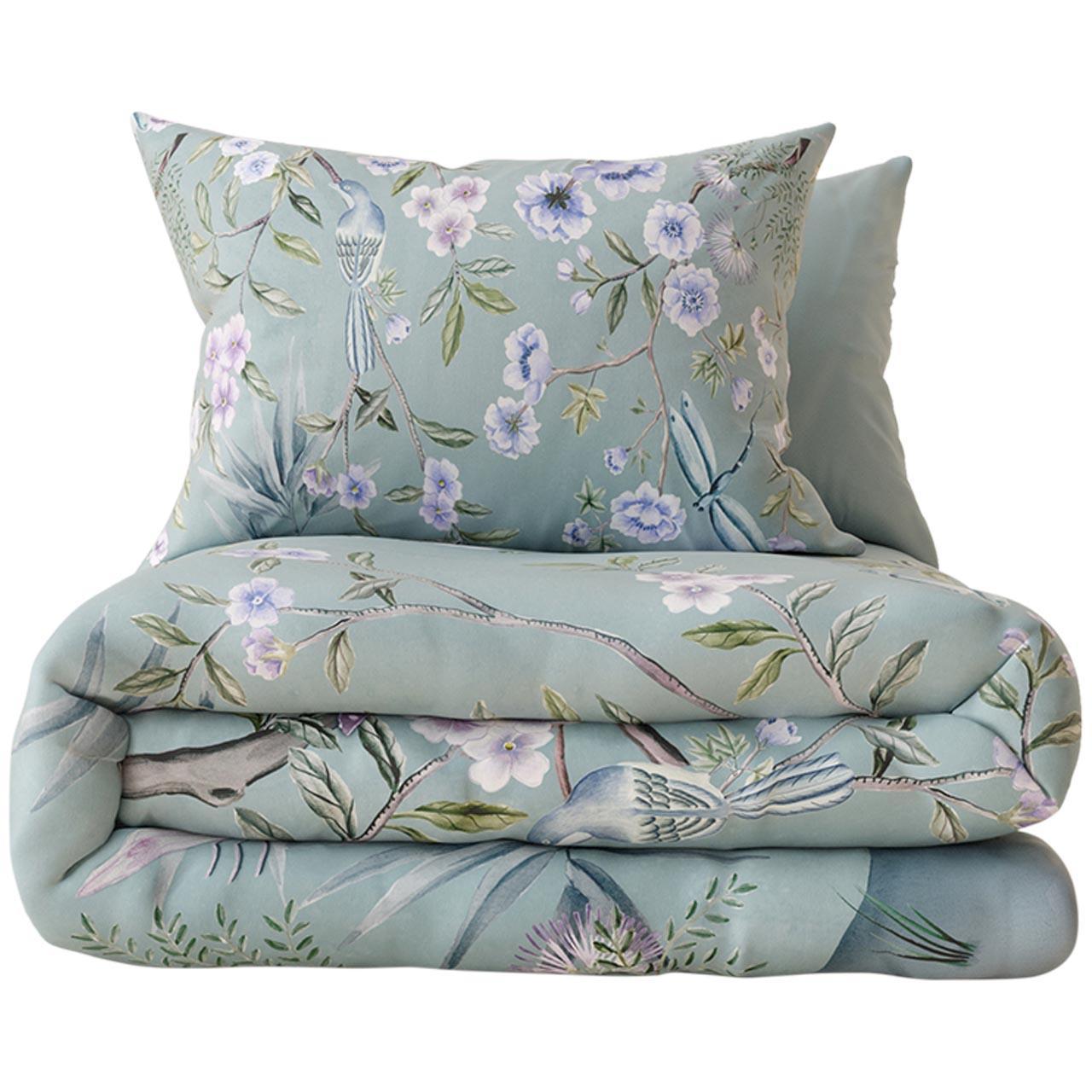 Pure Cotton Abstract Leaf Bedding Set, M&S Collection