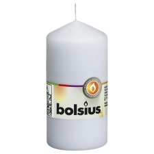 Bolsius Pillar Candles 10 pcs 120x58 mm White