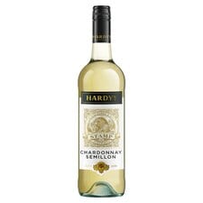 Hardys Stamp Chardonnay Semillon White Wine 75cl