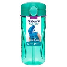 Sistema Hydrate 520ml Quick Flip Lid Bottle (Colours Vary)