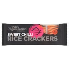 The Snack Organisation Presents.. Sweet Chilli Rice Crackers 100g